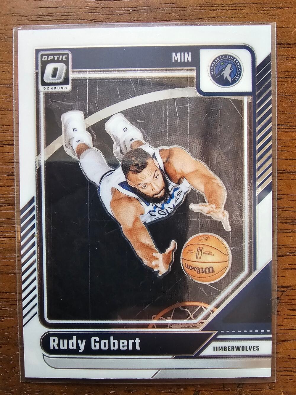 Rudy Gobert 2024-2025 Donruss Optic #222 - Minnesota TImberwolves - NBA